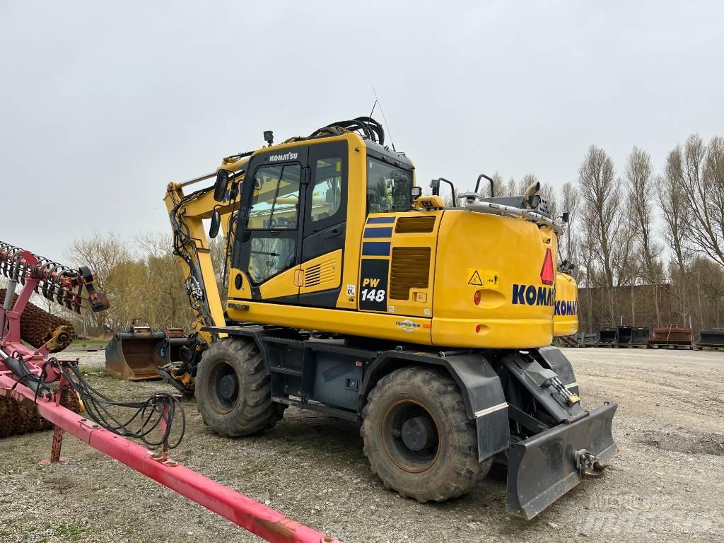 Komatsu PC 290 / PW148 Ekskavatori uz riteņiem