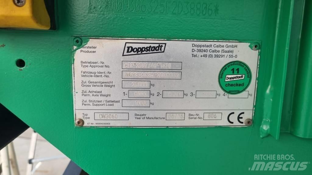Doppstadt DW 3060 Koksnes šķeldotāji