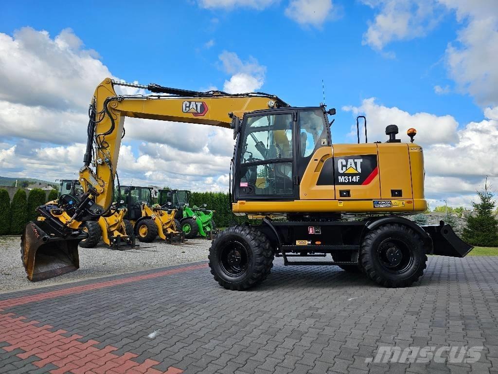 CAT M 314 F Ekskavatori uz riteņiem