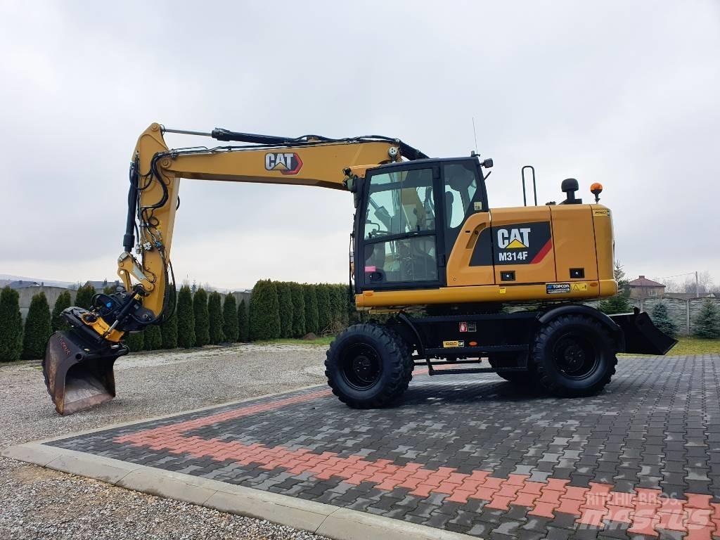 CAT M 314 F Ekskavatori uz riteņiem