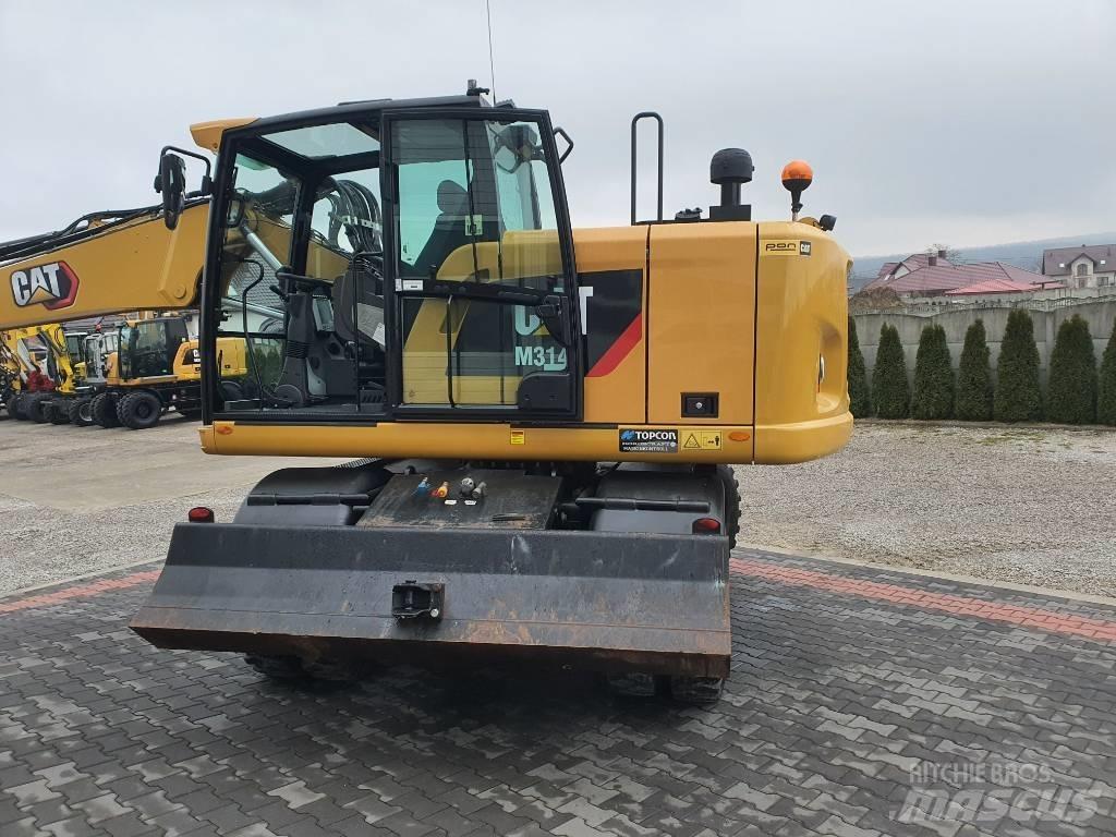 CAT M 314 F Ekskavatori uz riteņiem