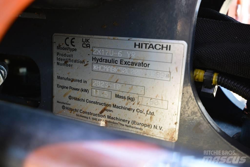 Hitachi ZX 17 U-6 Mini ekskavatori < 7 t
