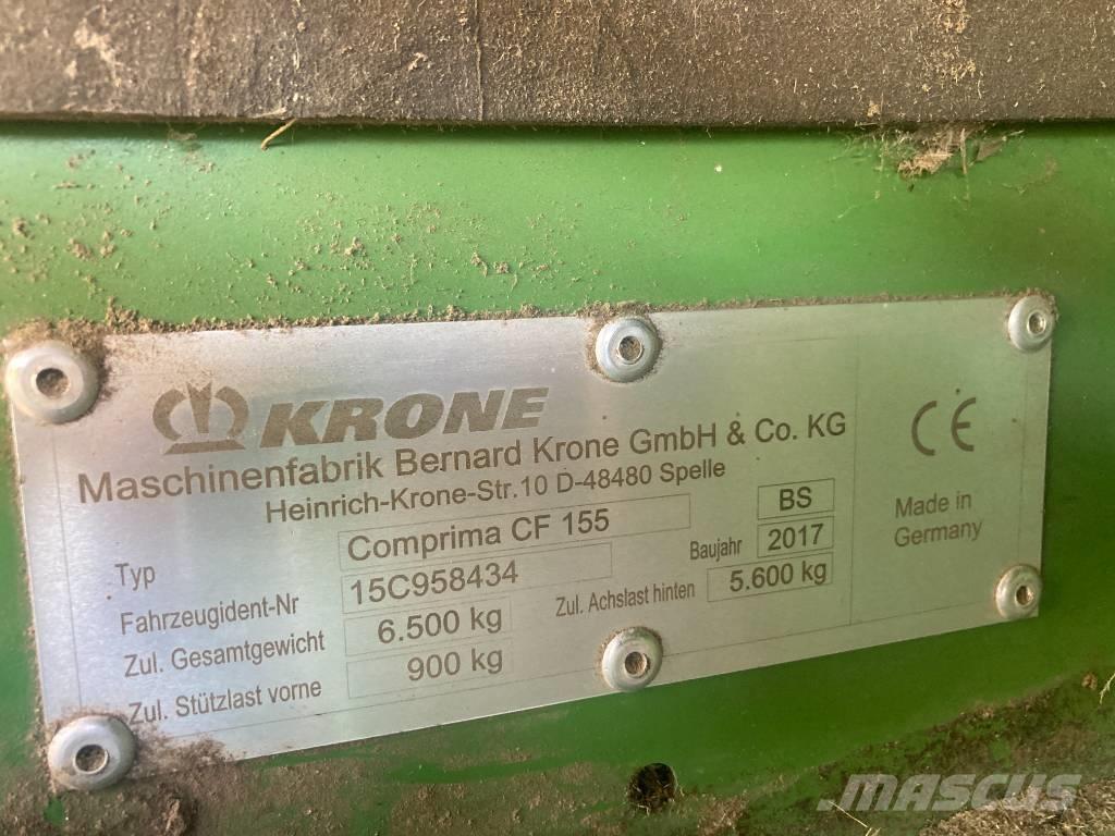 Krone CF155XC Rituļu preses