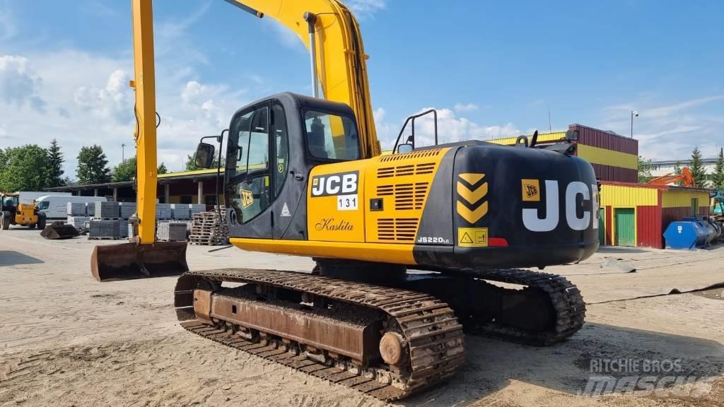 JCB JS220 EXTRA Long Kāpurķēžu ekskavatori