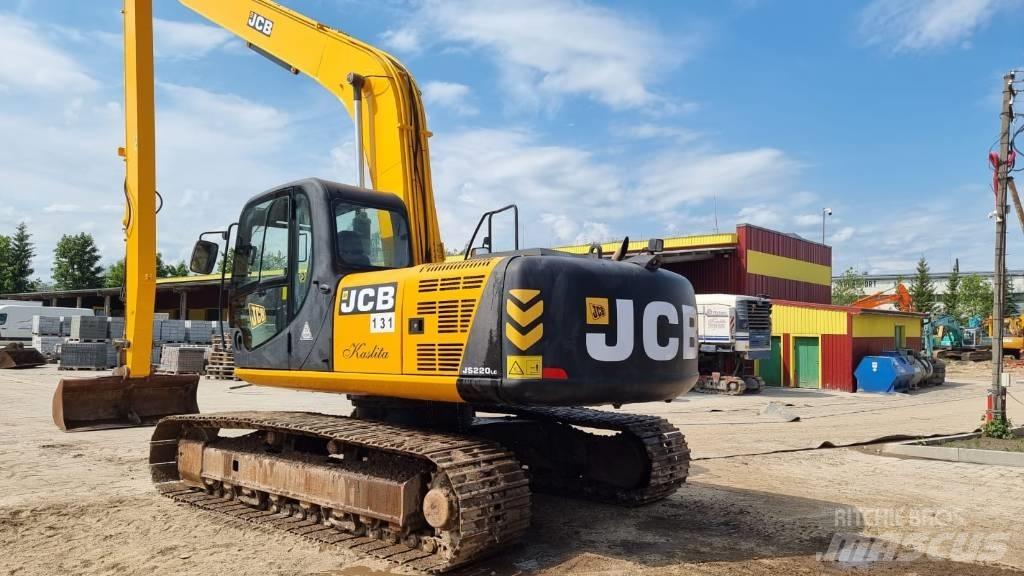 JCB JS220 EXTRA Long Kāpurķēžu ekskavatori