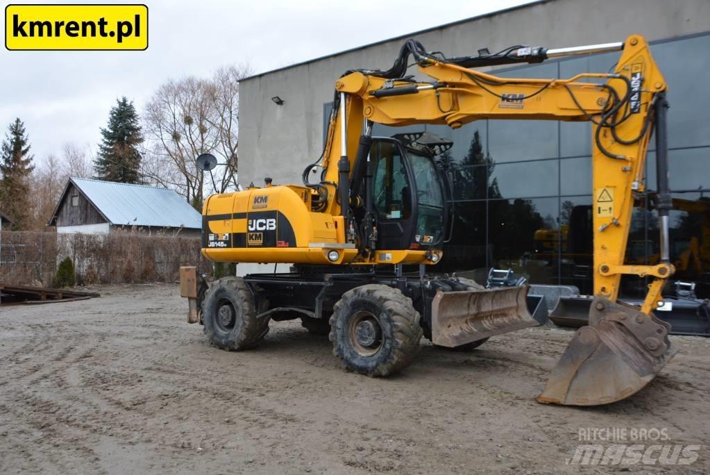 JCB JS 145 Ekskavatori uz riteņiem