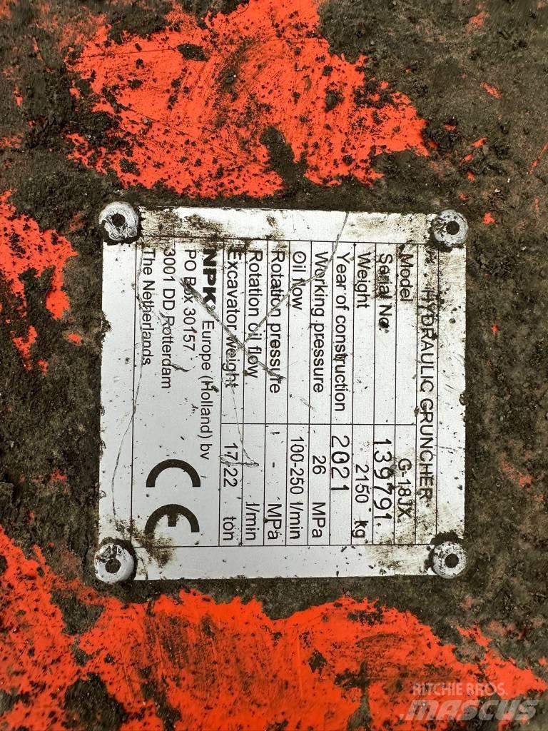 NPK G18JX Mobilie drupinātāji