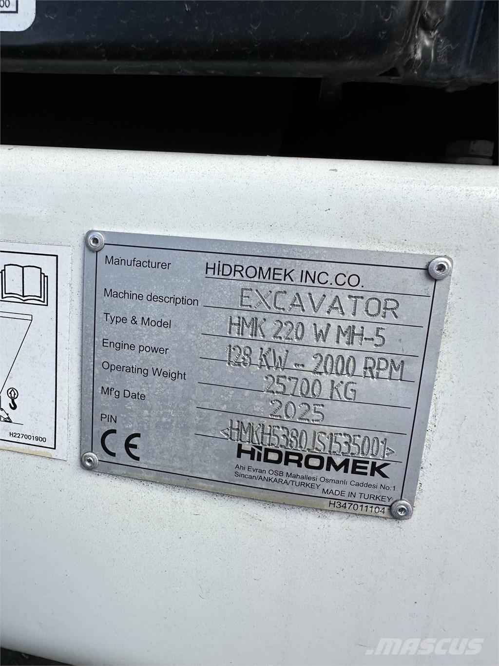 Hidromek 220W MH-5 Industriālie iekrāvēji