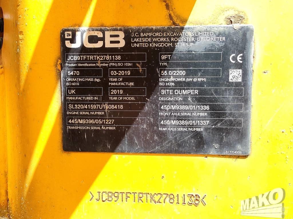 JCB 9TFT Mini pašizgāzēji