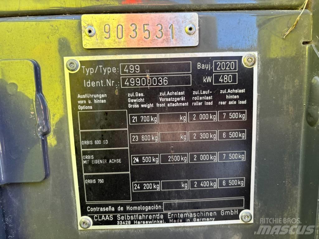 CLAAS Jaguar 960 4WD Lopbarības novācēji