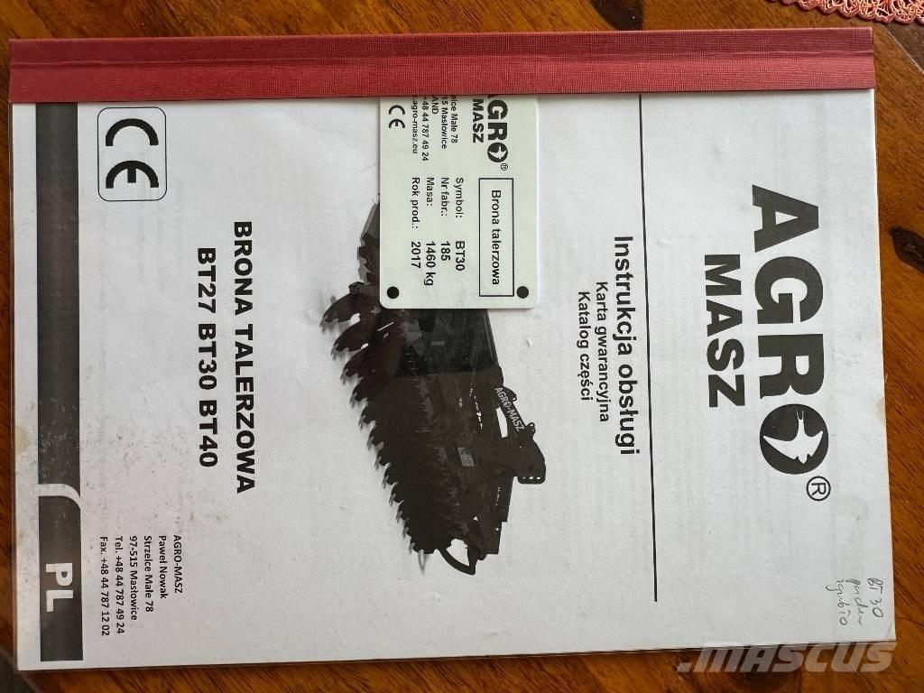 Agro-Masz BT30 Disku lobītāji/ecēšas