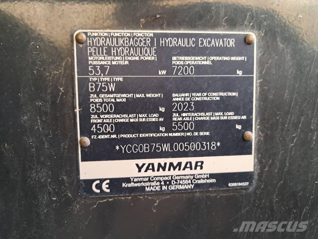 Schaeff B75W Ekskavatori uz riteņiem