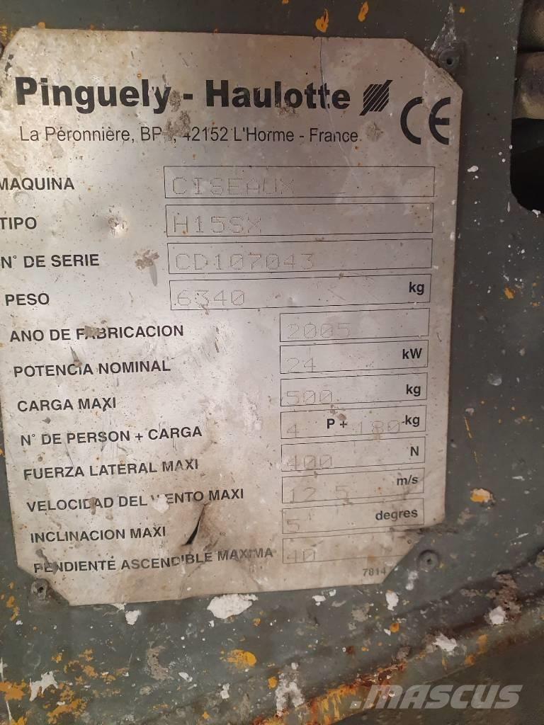 Haulotte H 15 SX Šķerveida pacēlāji