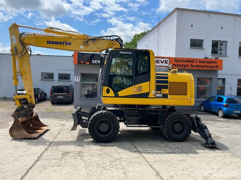 Komatsu PW 160-11 Ekskavatori uz riteņiem