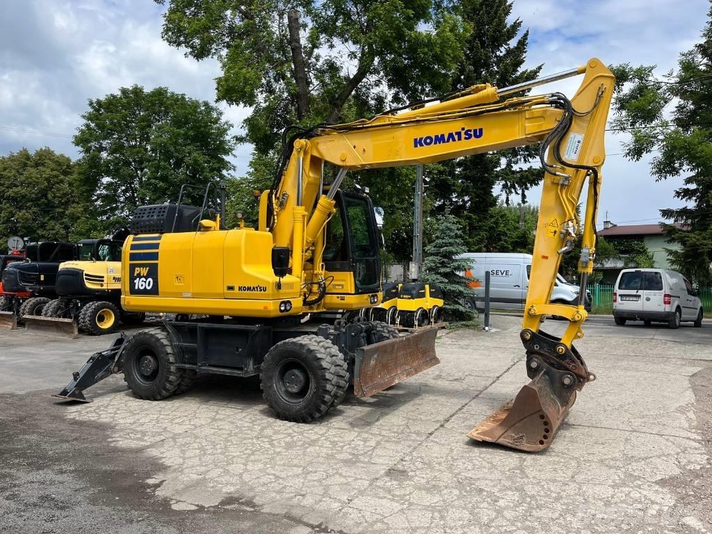 Komatsu PW 160-11 Ekskavatori uz riteņiem