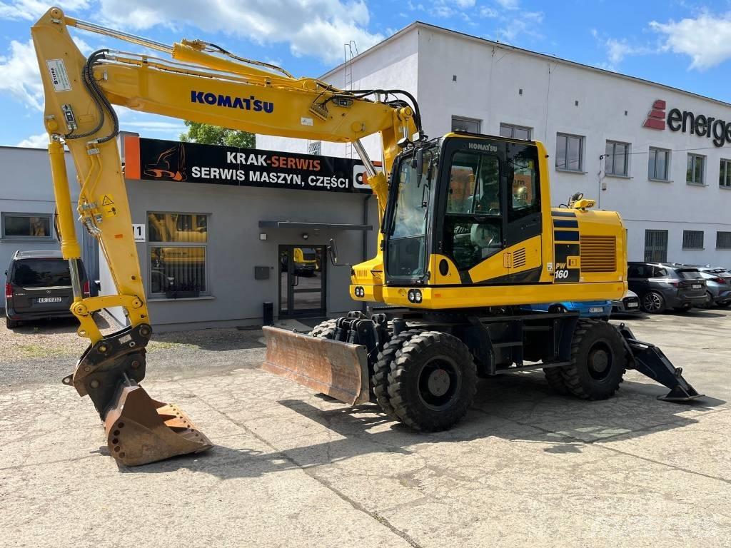 Komatsu PW 160-11 Ekskavatori uz riteņiem