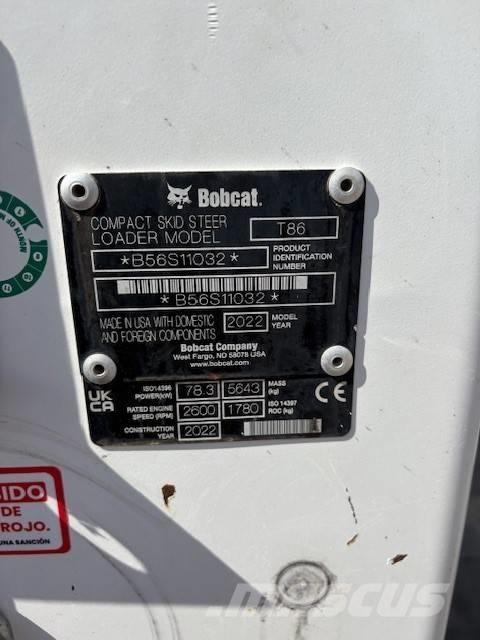 Bobcat T 86 Lietoti riteņu kompaktiekrāvēji