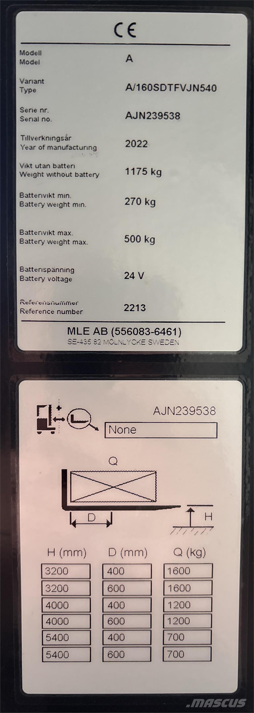 Atlet A160 Pašgājēji krautnētāji