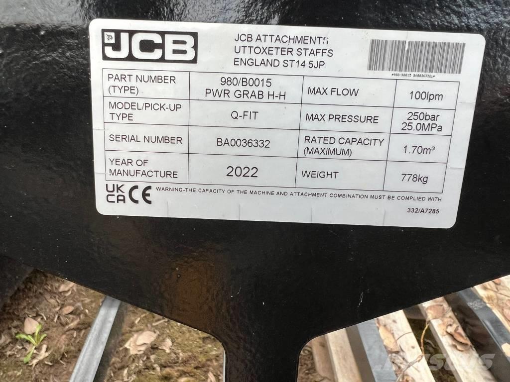 JCB 980/B0007 Grab Cits iekraušanas un rakšanas aprīkojums