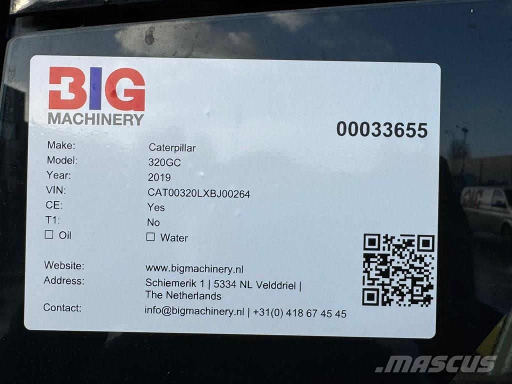 CAT 320GC Īpašie ekskavatori