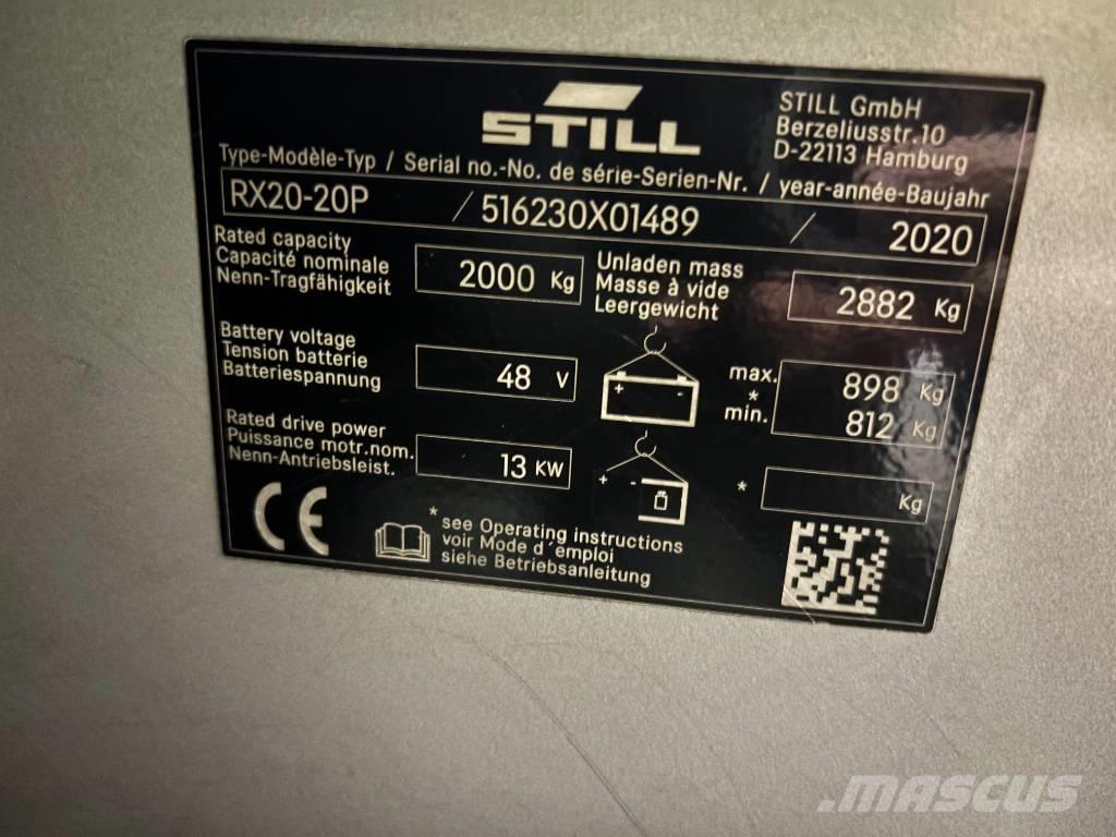 Still RX 20-20 P Elektriskie iekrāvēji