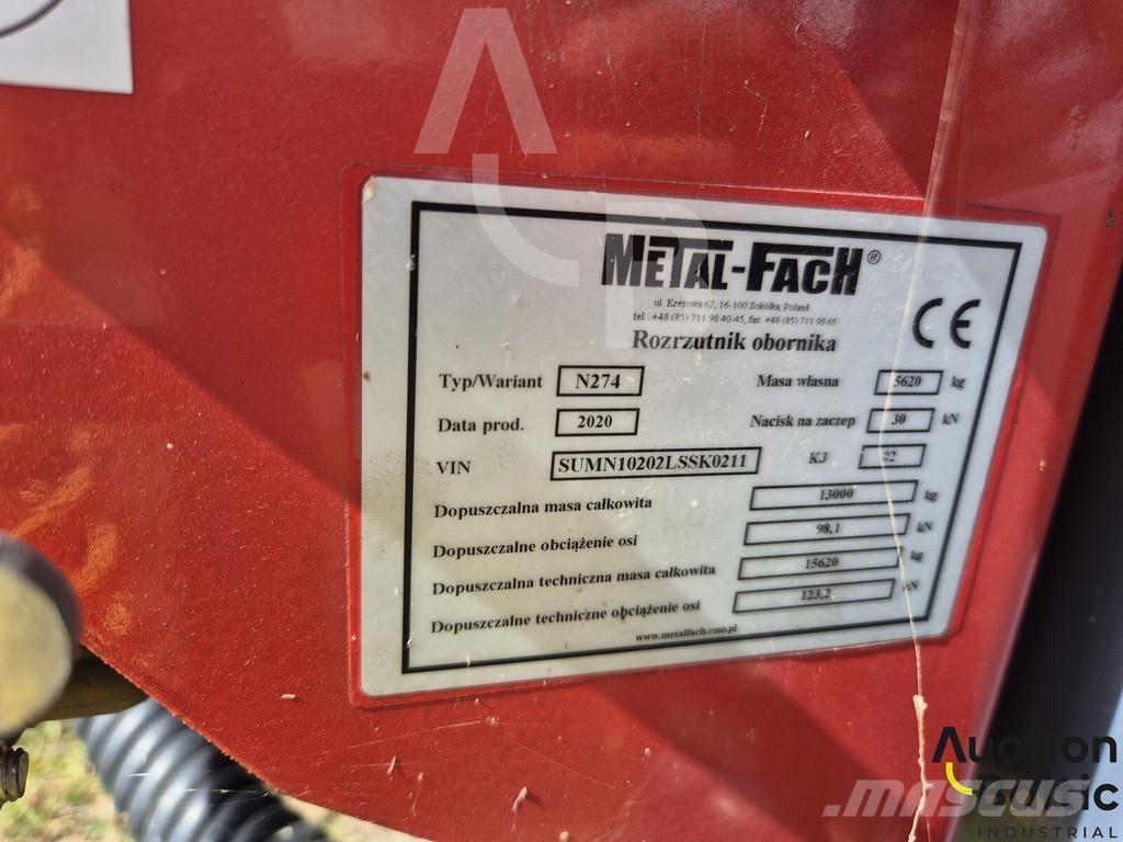 Metal-Fach N274 Mēslojuma izkliedētājs