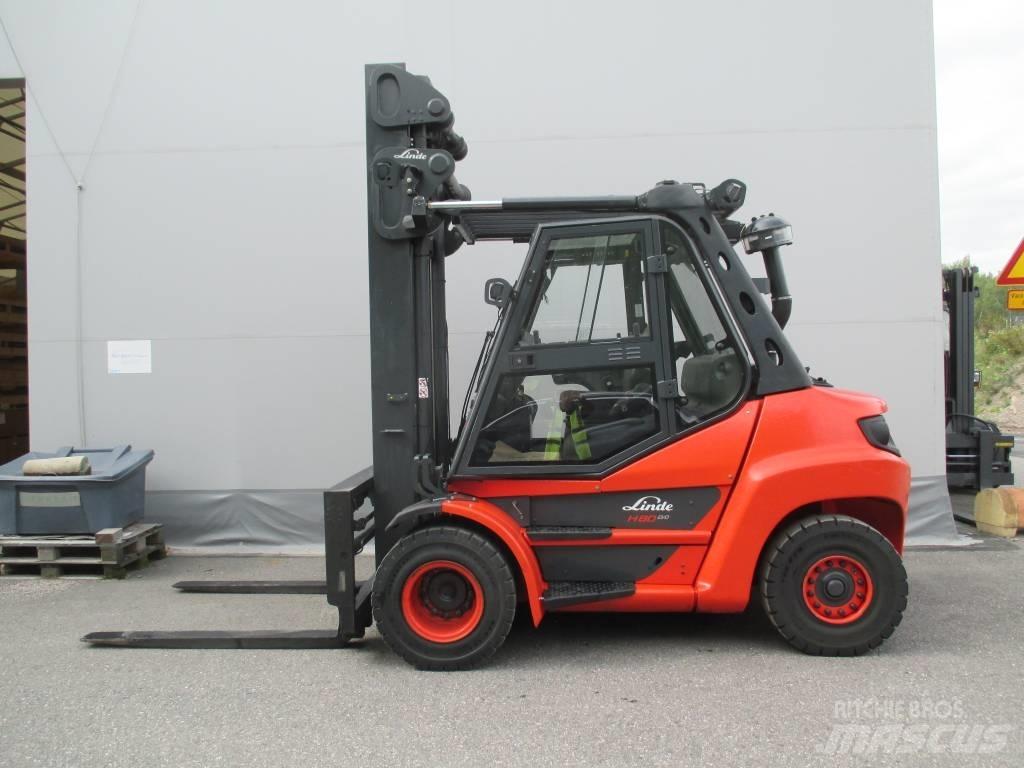 Linde H80D Tehnika ar dīzeļa dzinēju