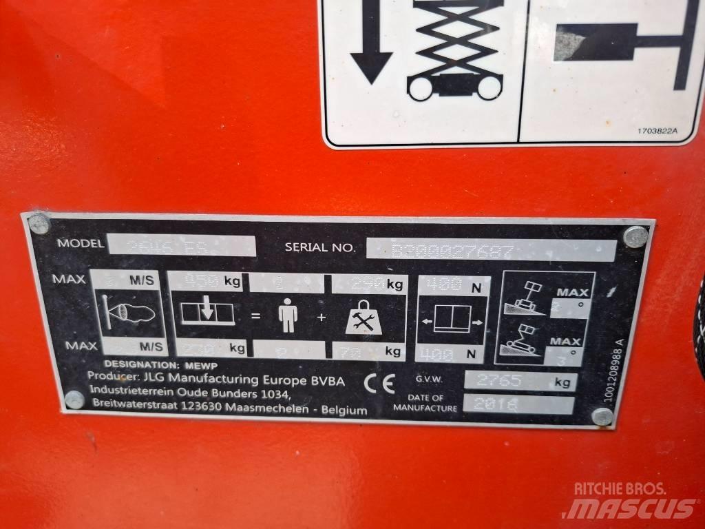 JLG 2646 ES Šķerveida pacēlāji