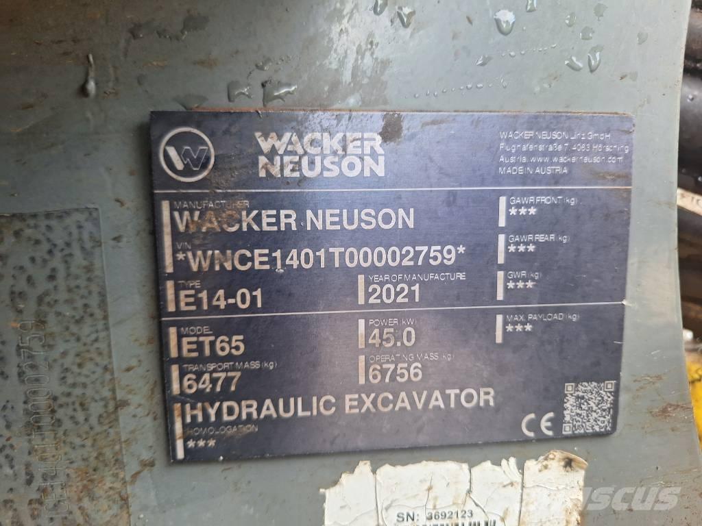 Wacker Neuson ET 65 Kāpurķēžu ekskavatori