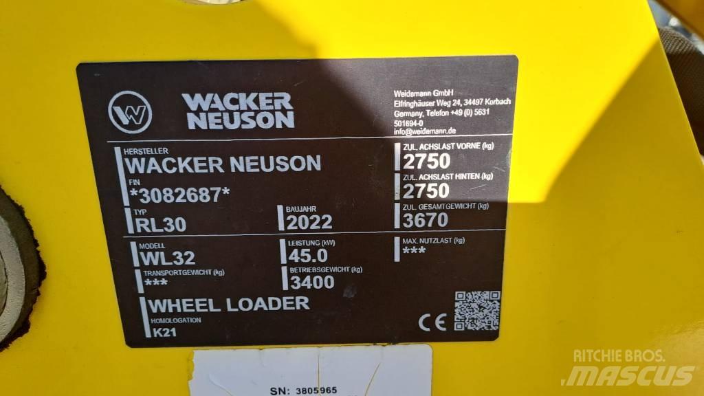 Wacker Neuson WL32 Iekrāvēji uz riteņiem