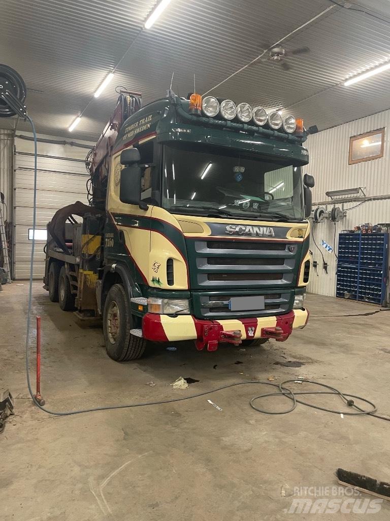 Scania G 420CB Smagās mašīnas ar celtni
