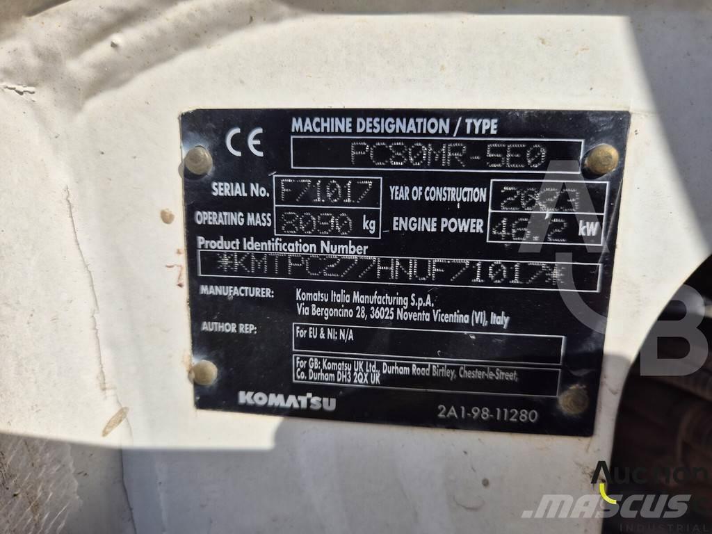 Komatsu PC80MR-3 Vidēja lieluma ekskavatori 7 t - 12 t