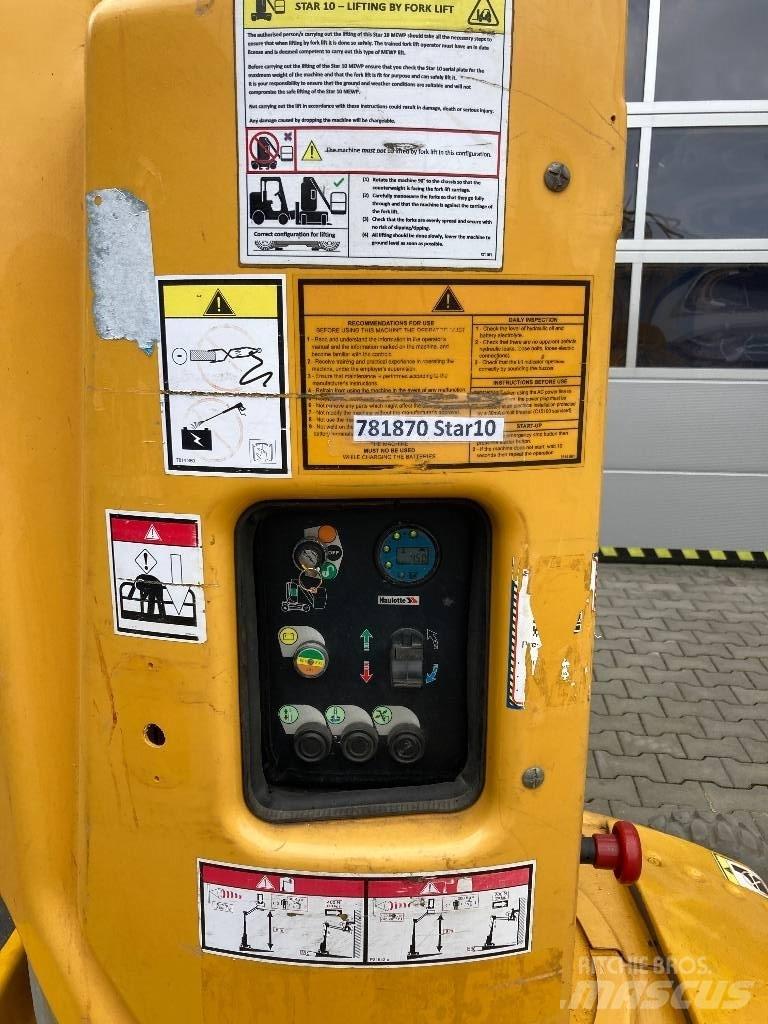Haulotte Star 10 Teleskopiskie pacēlāji