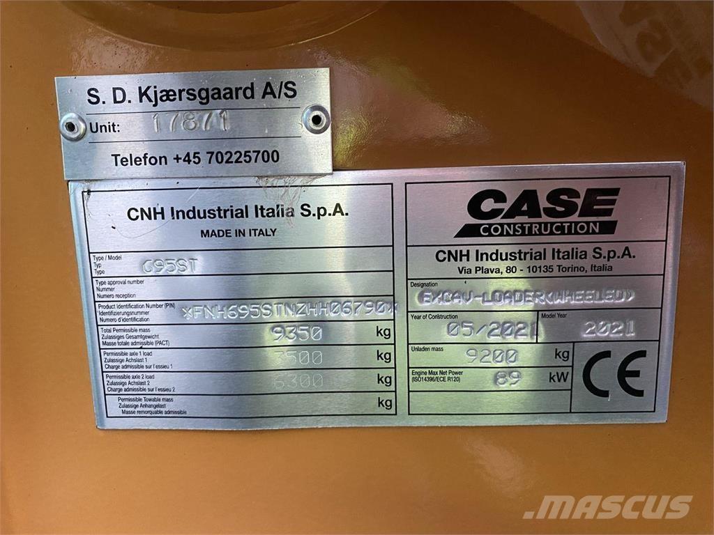 CASE 695 ST Ekskavatori-iekrāvēji