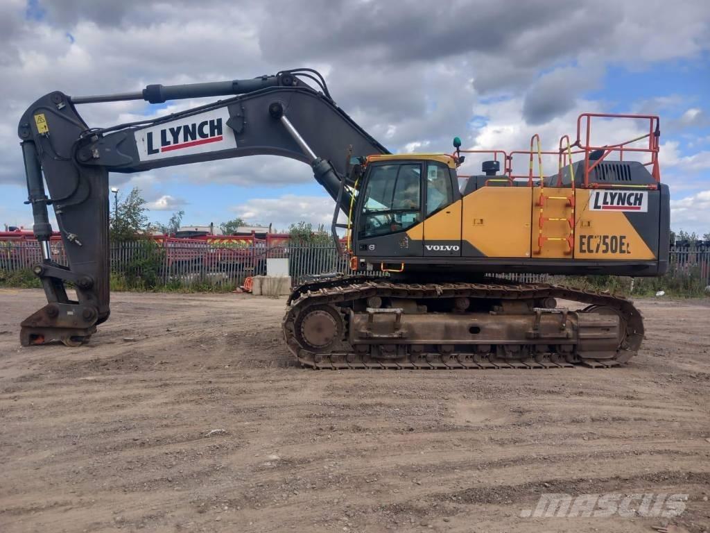 Volvo EC 750 EL Kāpurķēžu ekskavatori
