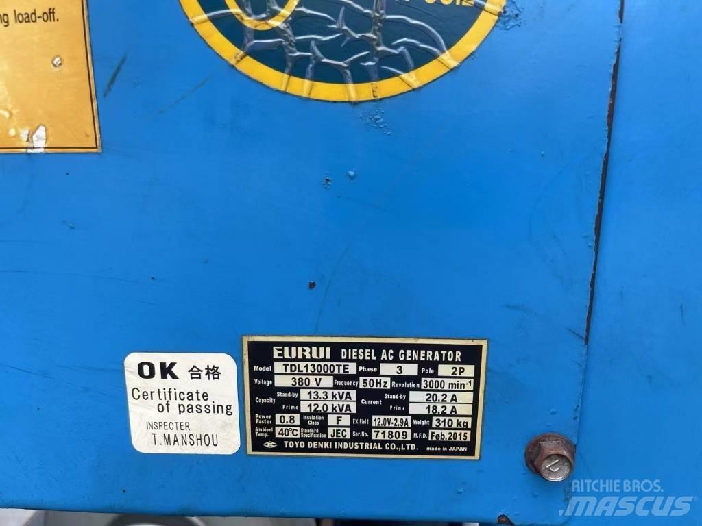 Yanmar 12KVA Dīzeļģeneratori