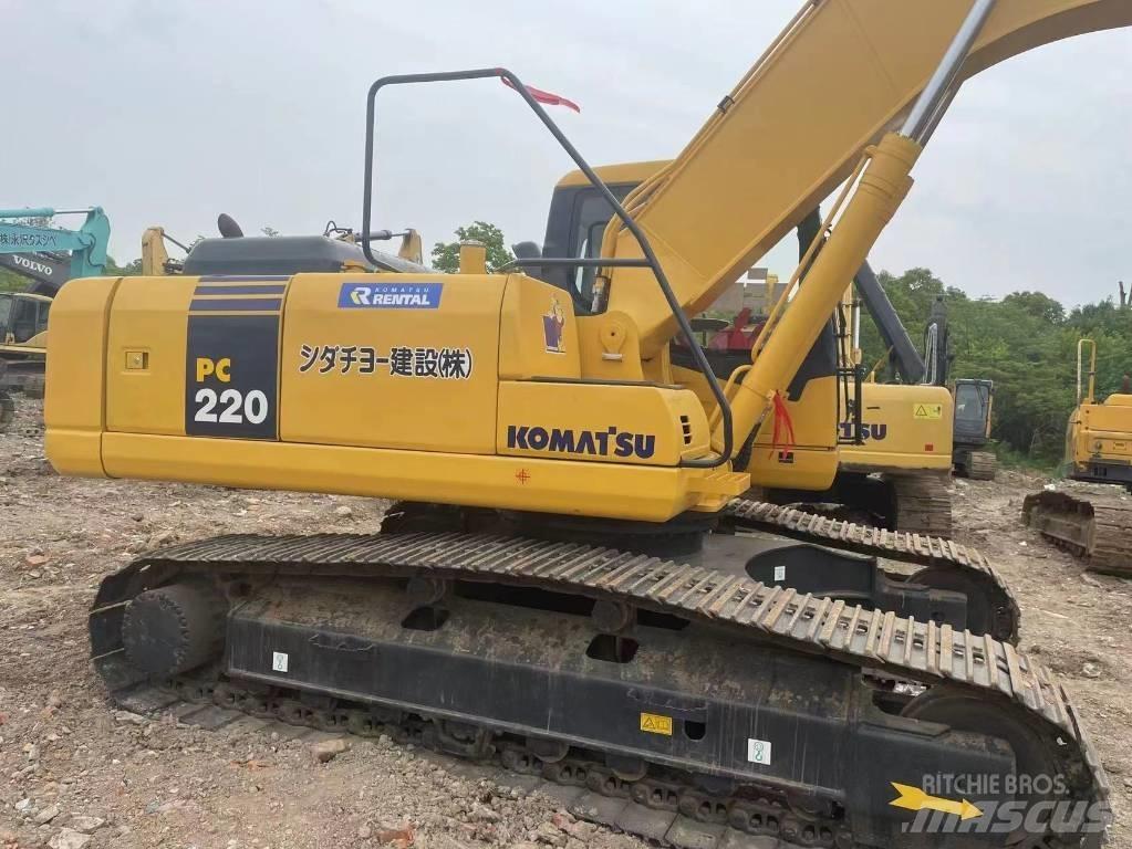 Komatsu pc220-7 Kāpurķēžu ekskavatori