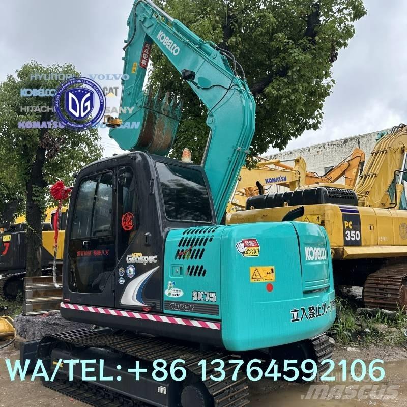 Kobelco SK75-8 Kāpurķēžu ekskavatori
