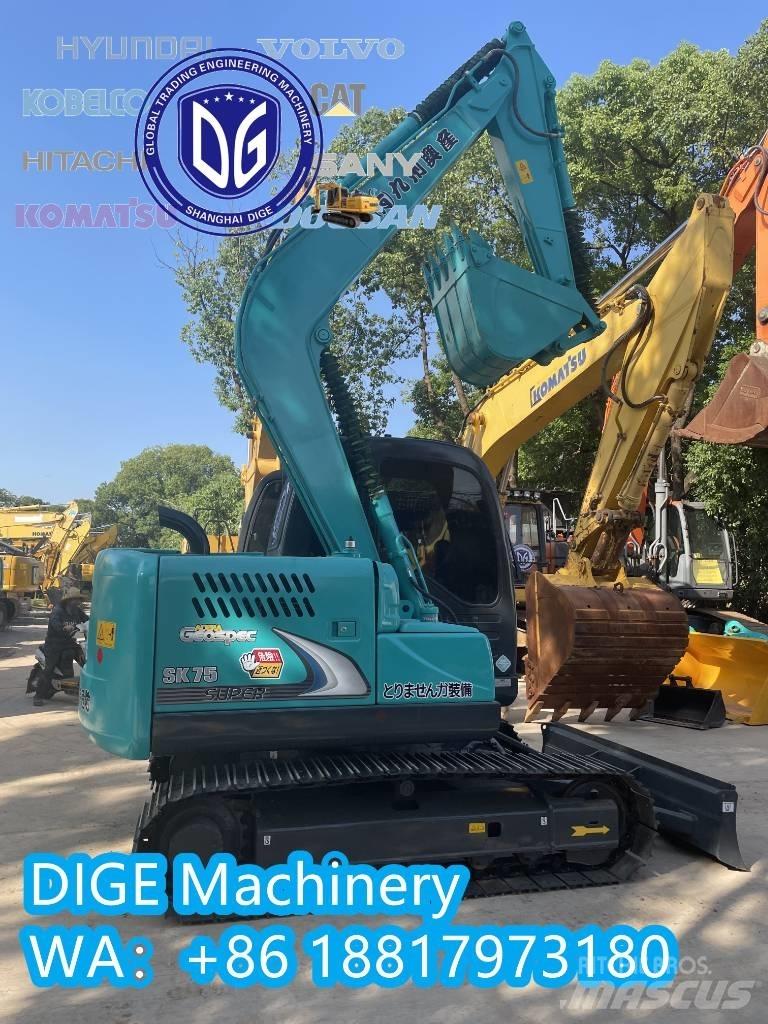 Kobelco SK75-8 Kāpurķēžu ekskavatori