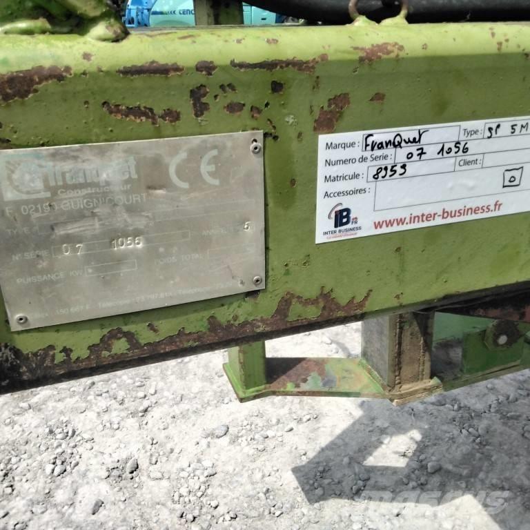 Franquet SP Cita augsnes apstrādes tehnika un papildaprīkojums