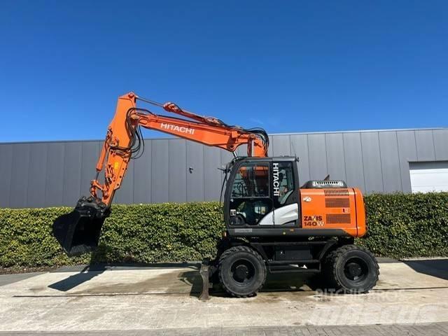 Hitachi 140W-5B Ekskavatori uz riteņiem