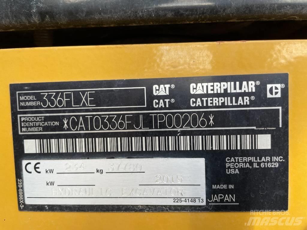 CAT 336 FLXE Kāpurķēžu ekskavatori