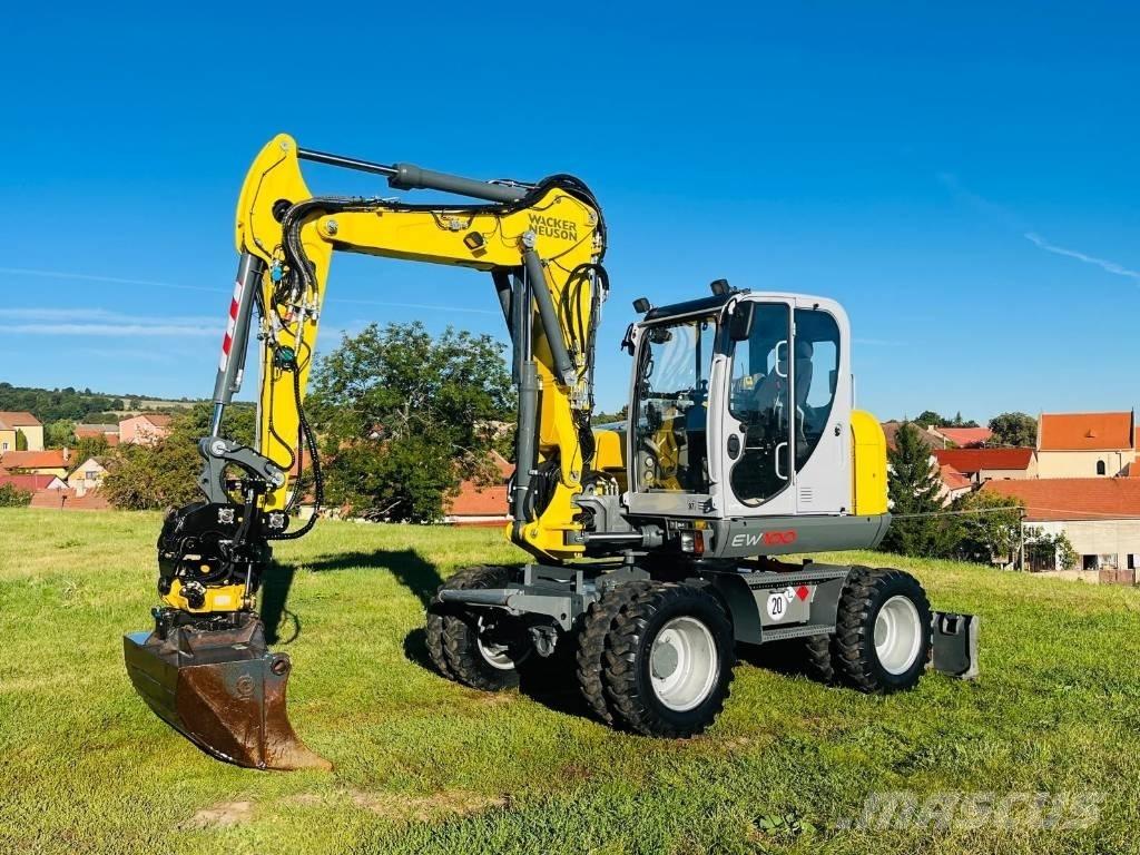Wacker Neuson EW 100 Ekskavatori uz riteņiem