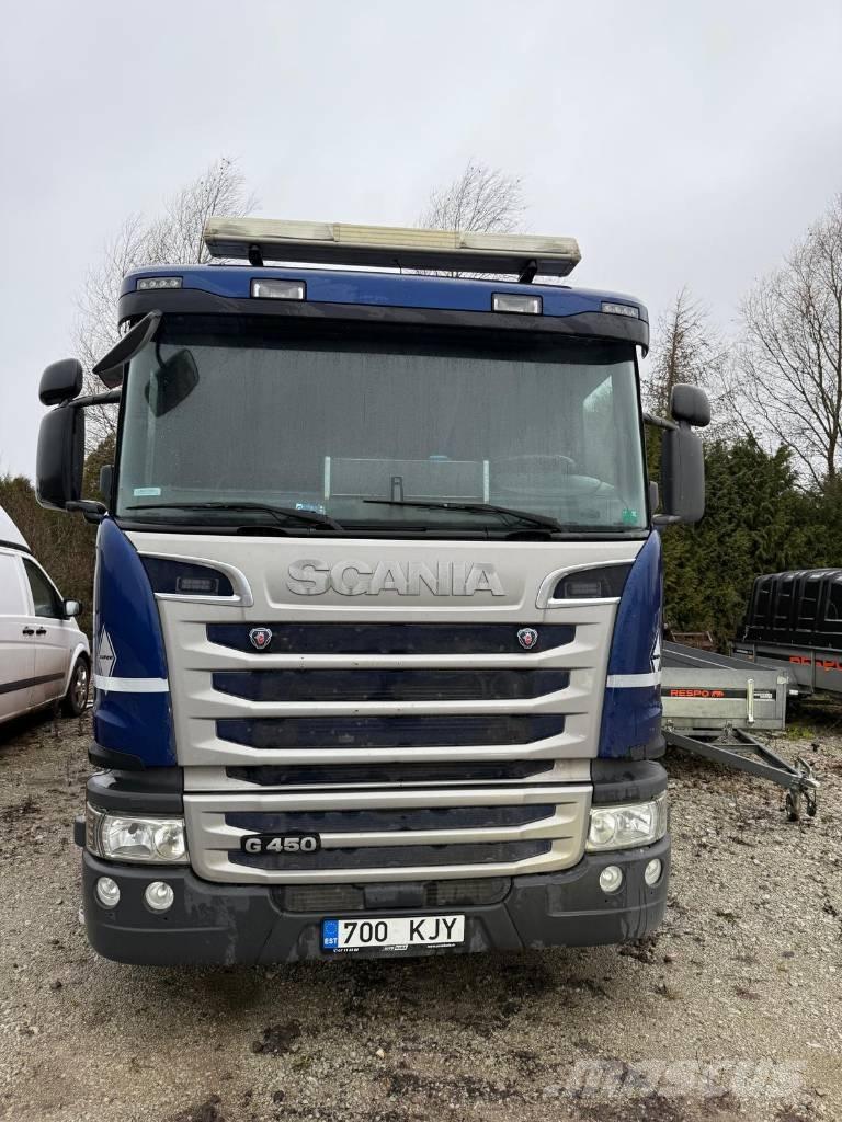 Scania G 450 Treileri ar āķi