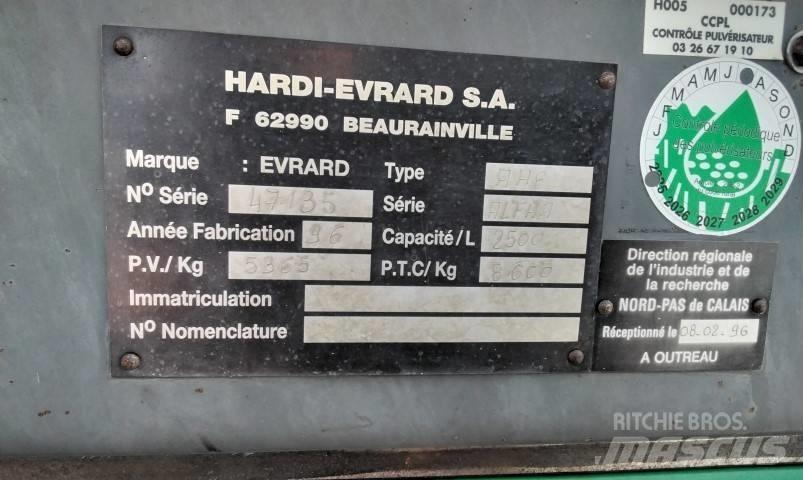 Evrard Alpha 2500 Pašgājēji smidzinātāji