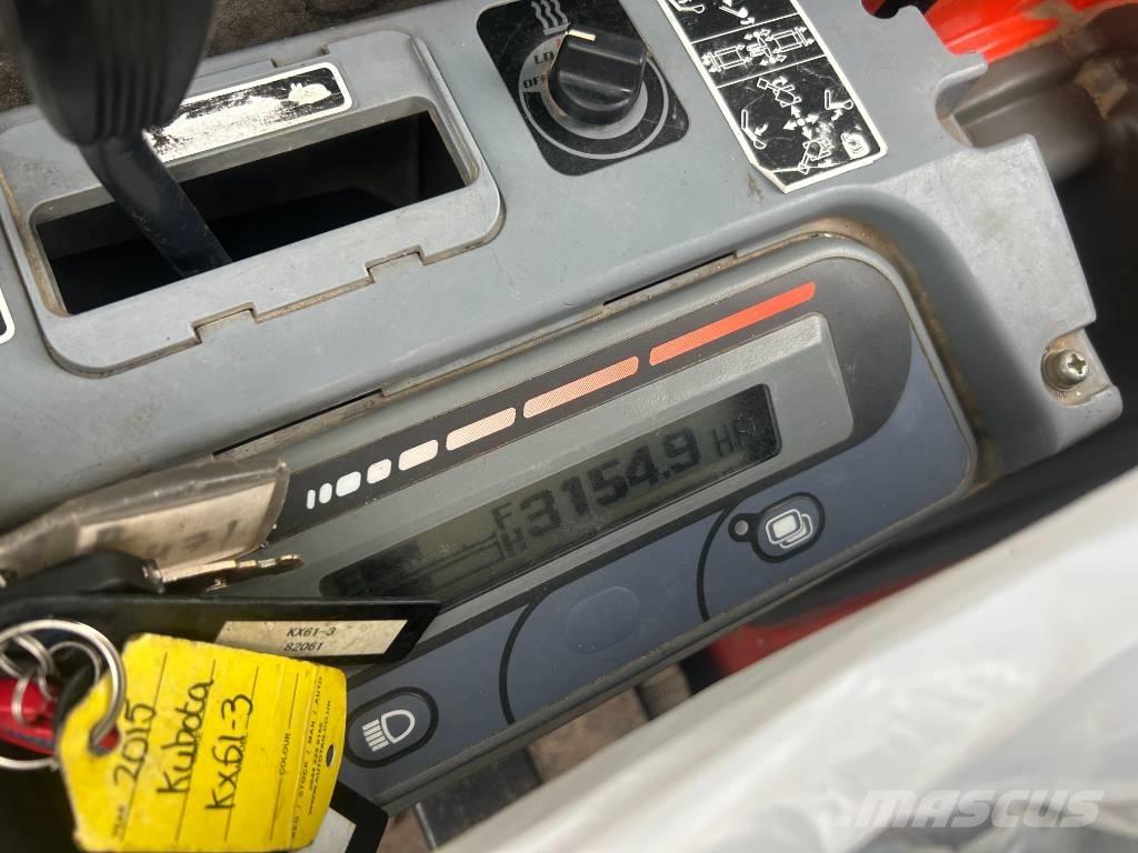 Kubota KX61-3 Mini ekskavatori < 7 t
