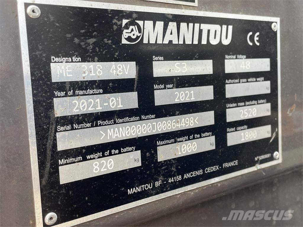 Manitou ME318 Elektriskie iekrāvēji