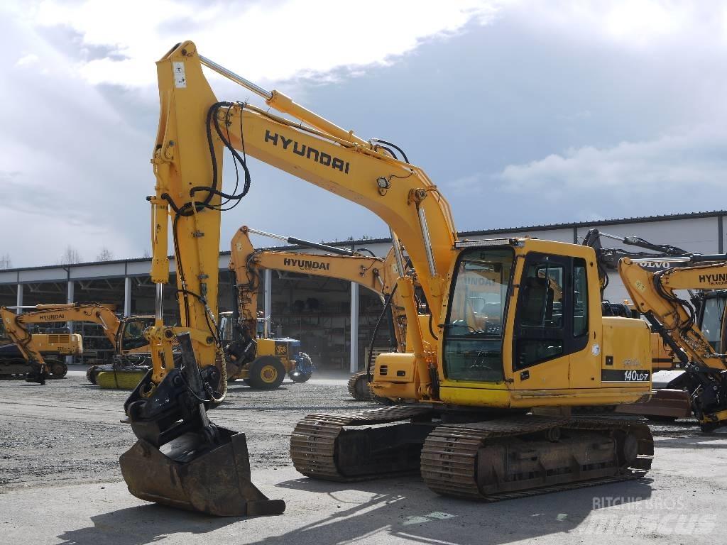 Hyundai R 140 LC-7 Kāpurķēžu ekskavatori