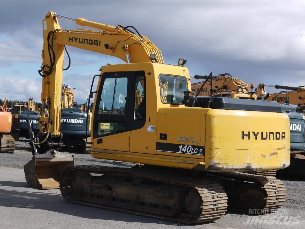 Hyundai R 140 LC-7 Kāpurķēžu ekskavatori