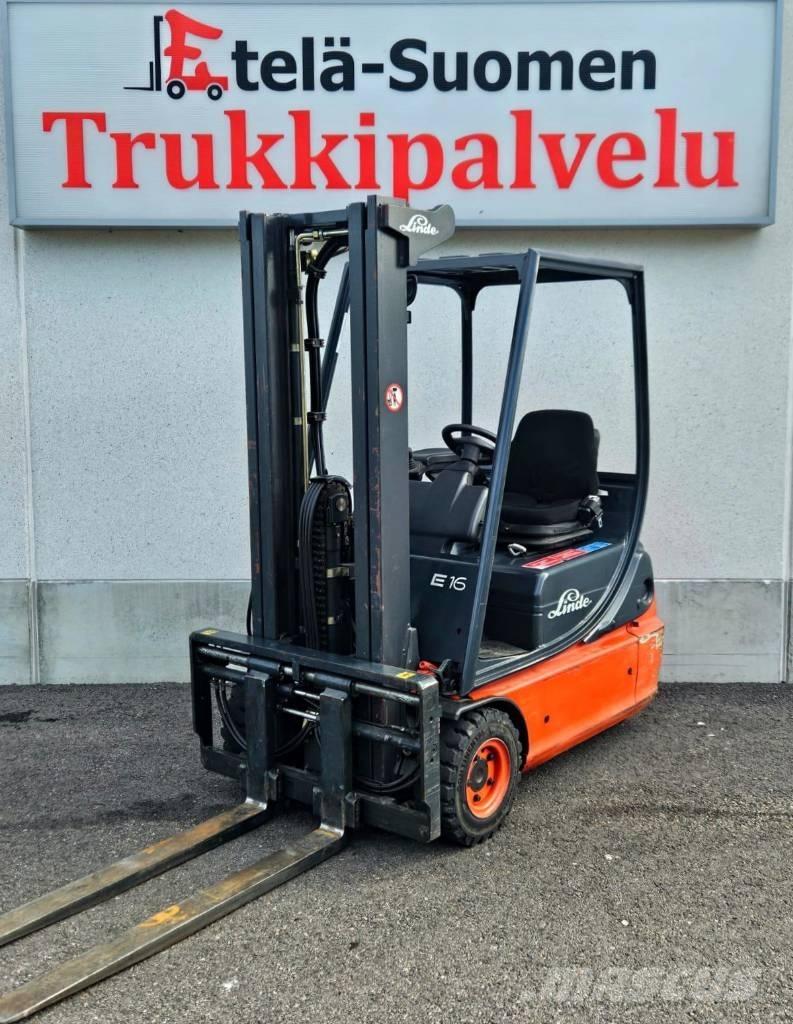 Linde E 16 C-02 Elektriskie iekrāvēji